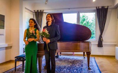 18.05.2019 – CONCERT: Sara De Ascaniis und Georgy Voylochnikov play works for four hands on the piano by F. Schubert, C. Debussy and J. Brahms