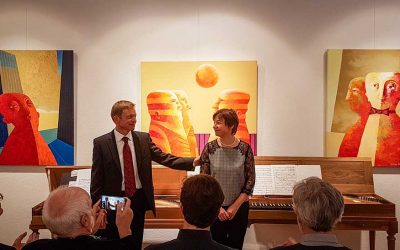Update 30.09.2019 – Photos of the CONCERT: Gerald Hambitzer and Sigrun Stephan present music for two clavichords with works by J.C. Bach, C.P.E. Bach, W.F. Bach, W.A. Mozart and C. Schaffrath