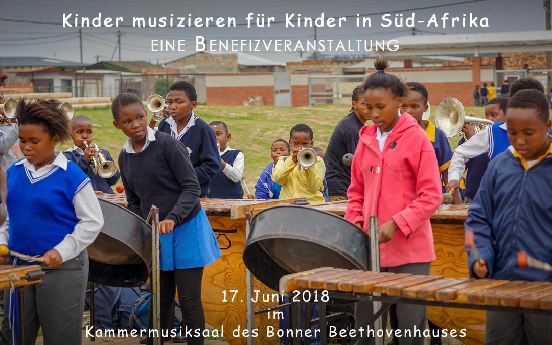 Update 22.06.2018 – FOTOS der BENEFIZVERANSTALTUNG im Kammermusiksaal des Beethovenhauses: Kinder musizieren für Kinder in Süd-Afrika