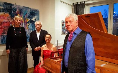 Update 25.03.2019 – Photo from the CONCERT and READING: On the 200th anniversary of his death – Dieter E. Neuhaus (dramaturg) presents the work of August von Kotzebues, accompanied by Urte Lucht with music on the pianoforte. With paintings of the descendant Otto von Kotzebue.