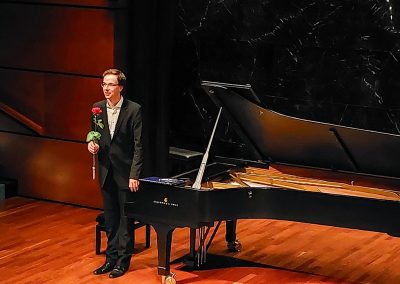 Preisträger Knut Hanßen bei der Preisverleihung des Beethoven-Rings 2021